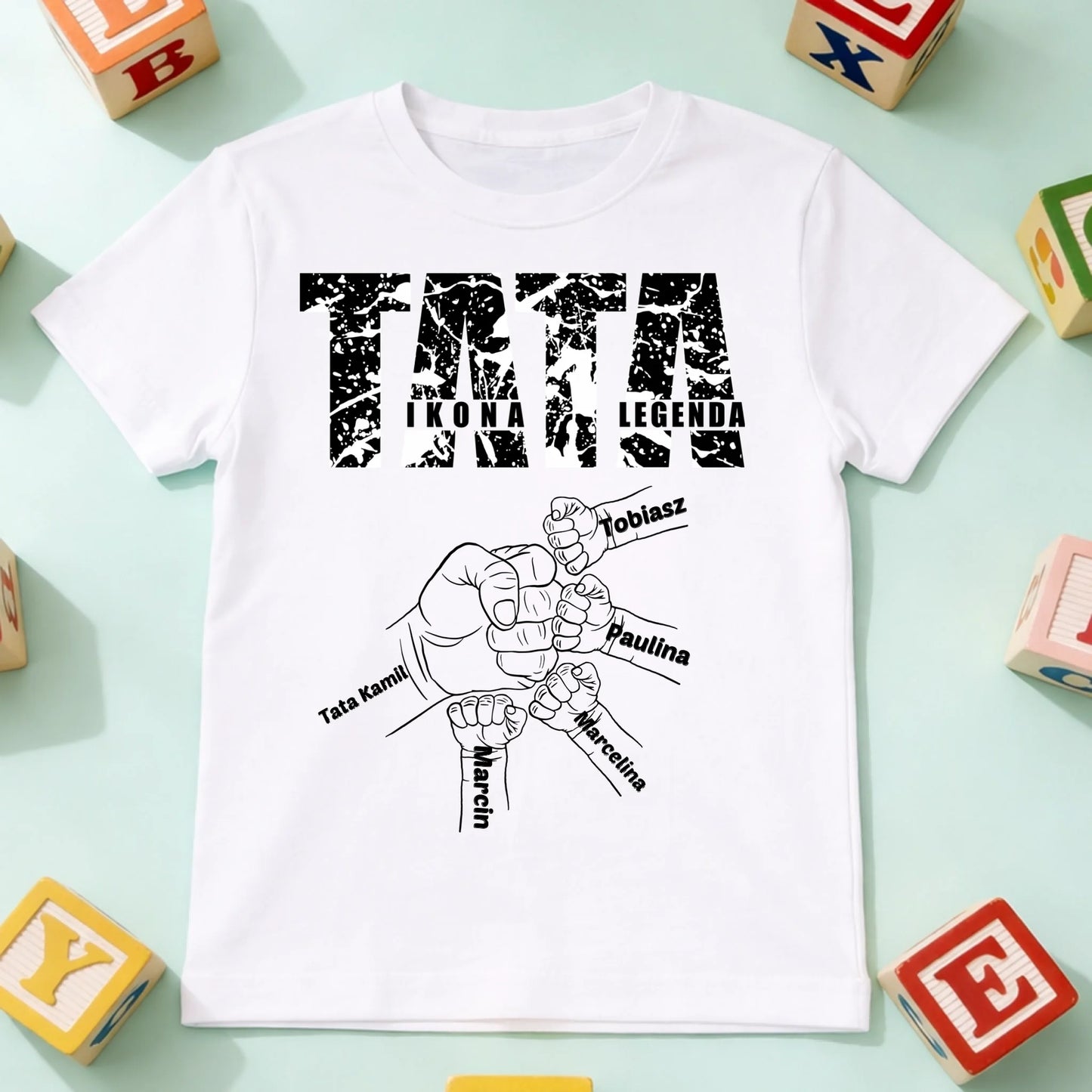 koszulka dziecko biala przód