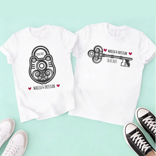 męska + damska biała