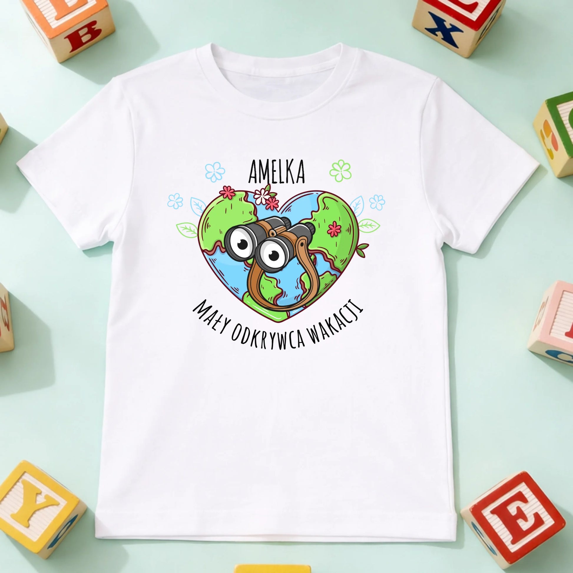 koszulka dziecko biala przód