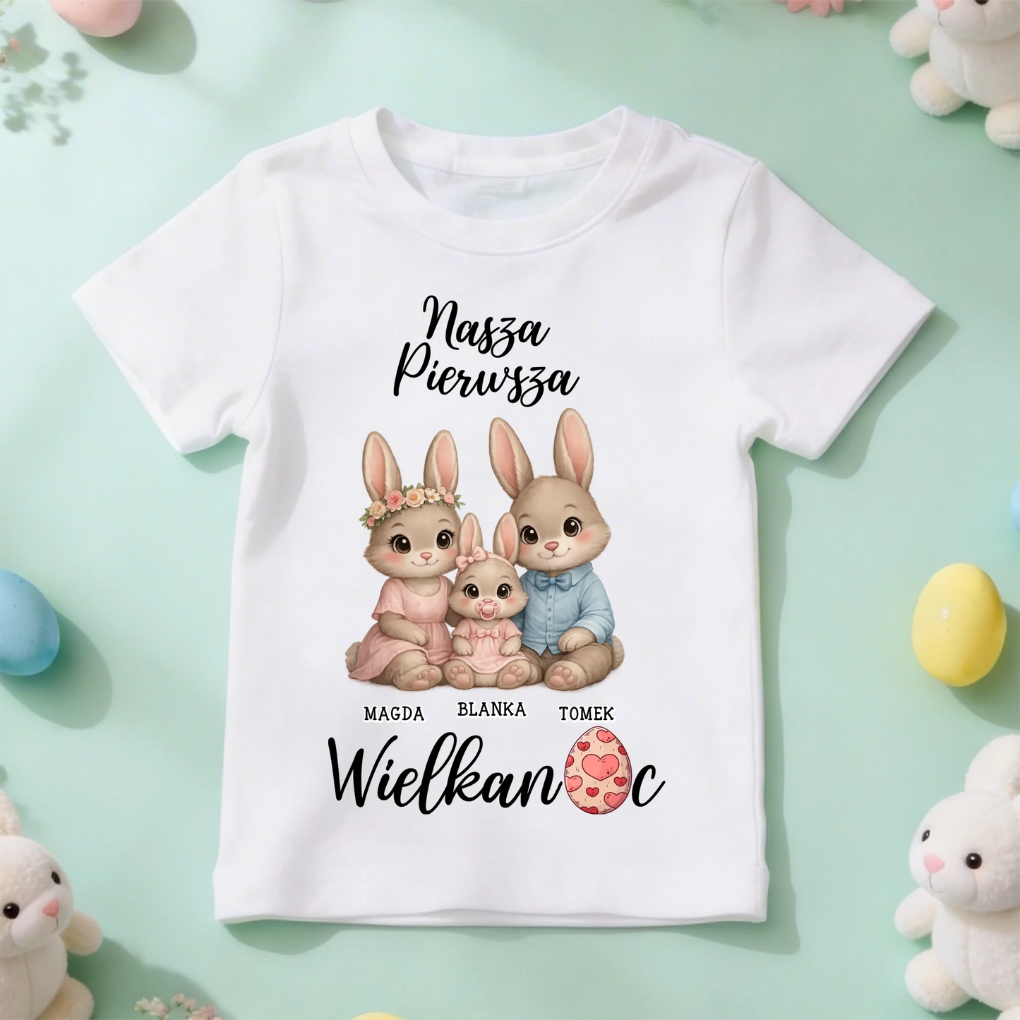 wielkanoc dziecko biała