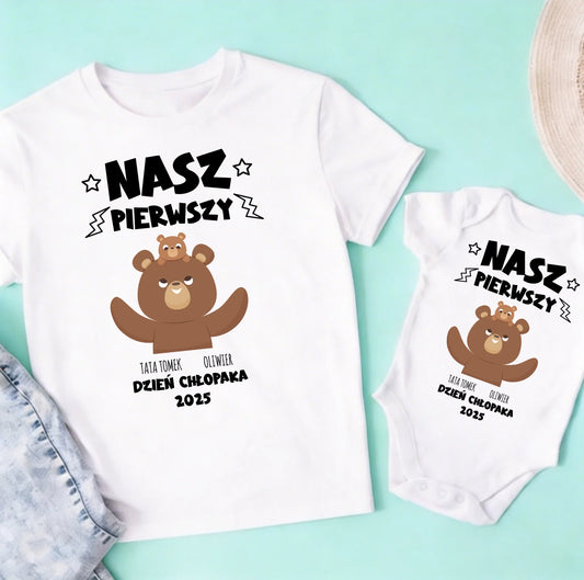 męska biała +body