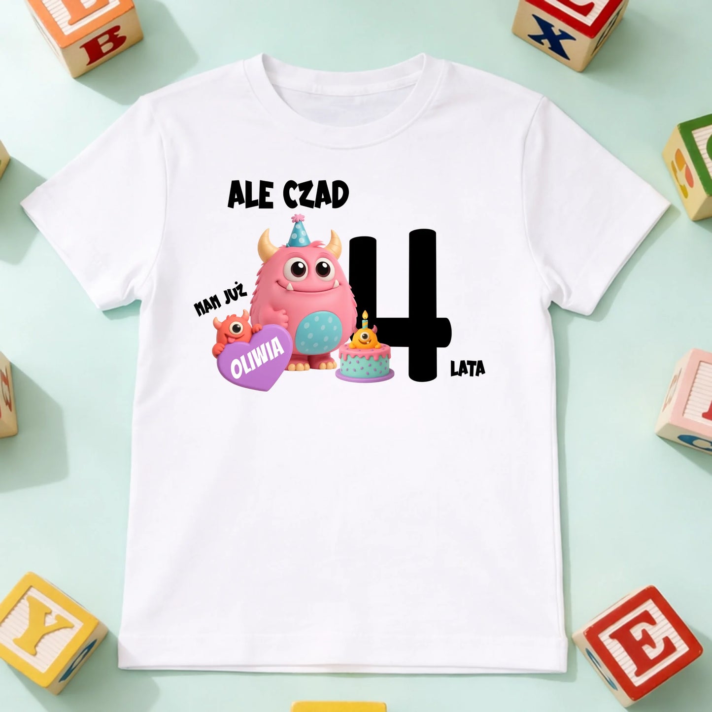 koszulka dziecko biala przód