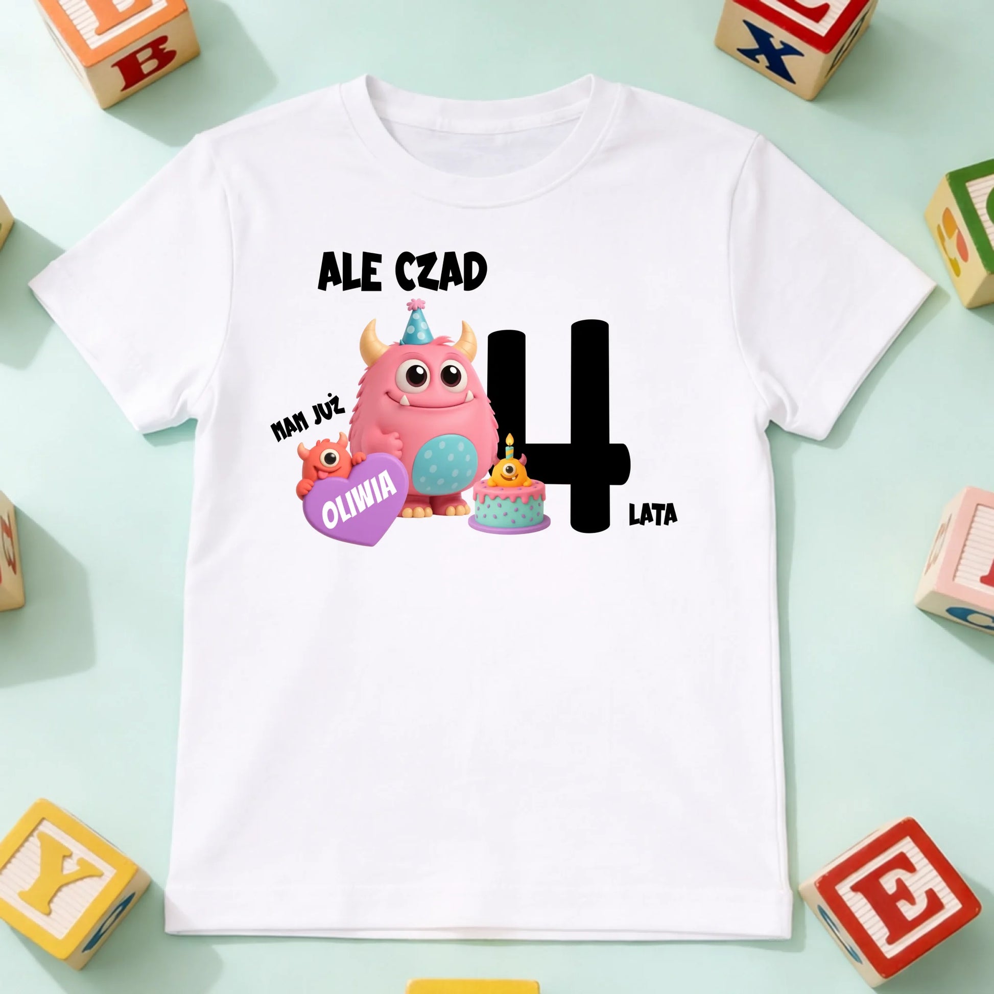 koszulka dziecko biala przód