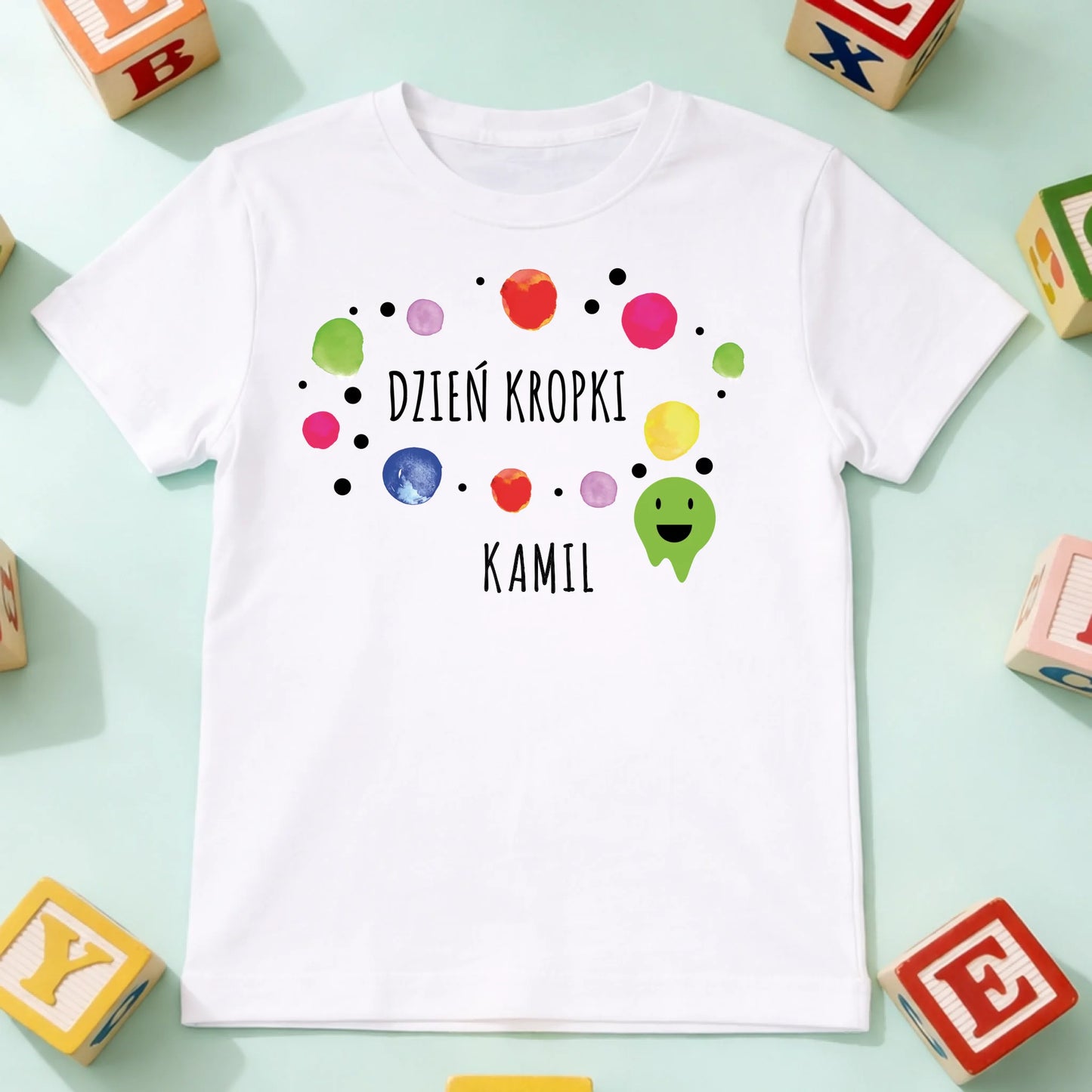 koszulka dziecko biala przód