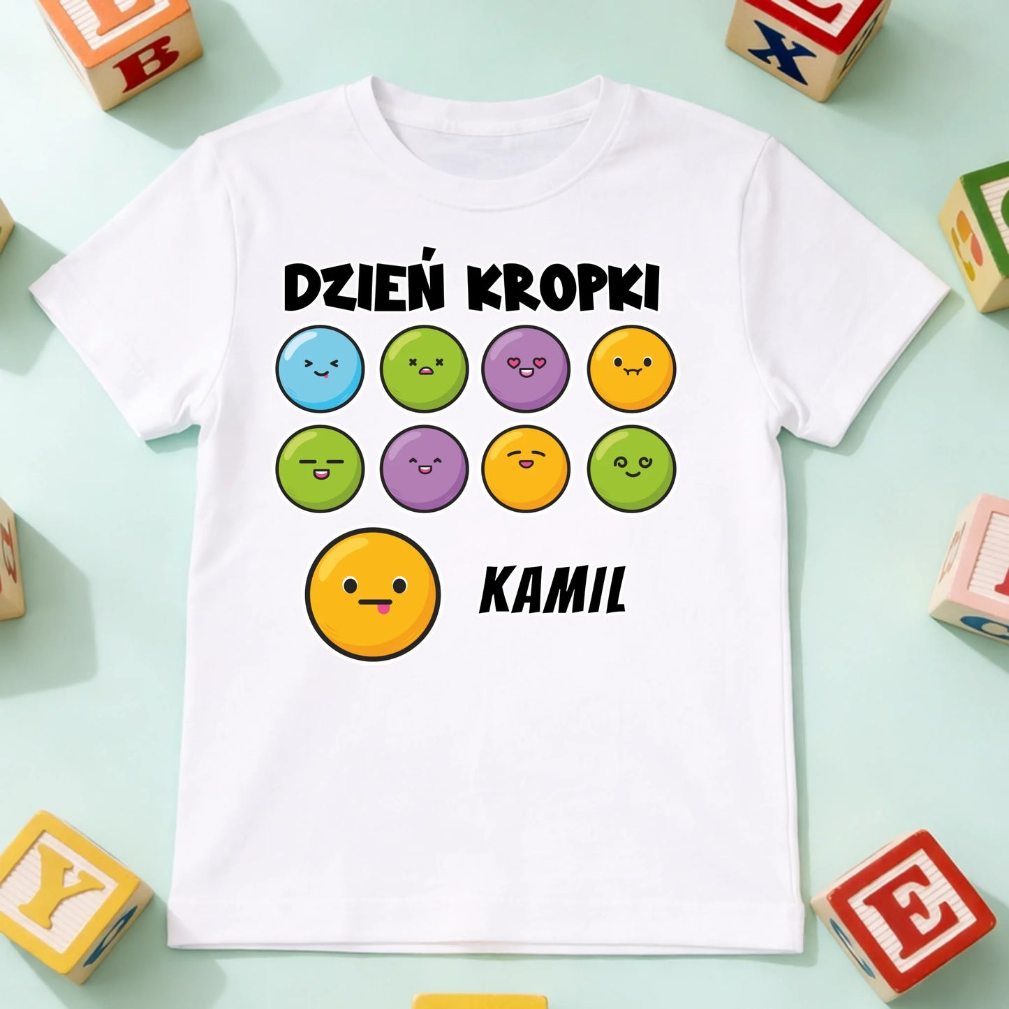 koszulka dziecko biala przód