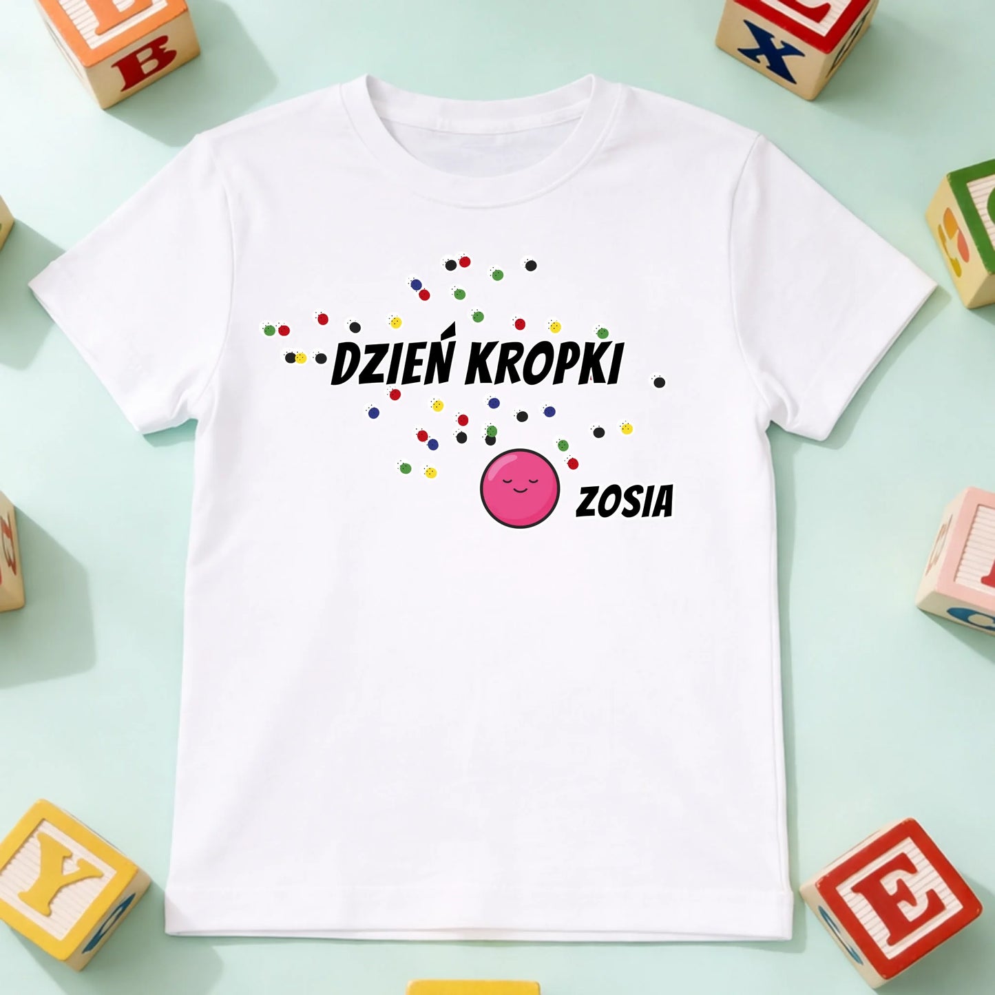 koszulka dziecko biala przód
