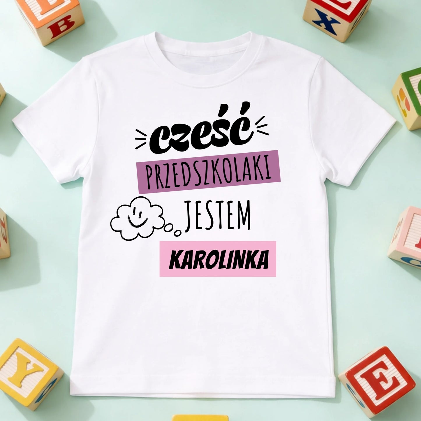 koszulka dziecko biala przód