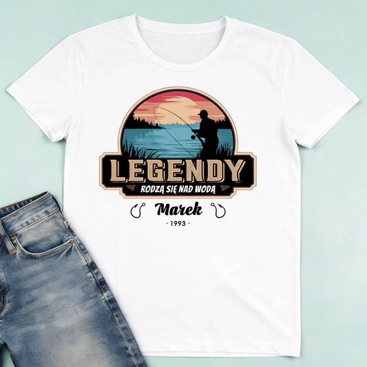 męska biała koszulka przód 1