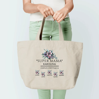Torba Super Mama - personalizowana - prezent na dzień mamy #186