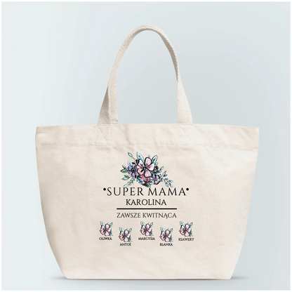 Torba Super Mama - personalizowana - prezent na dzień mamy #186