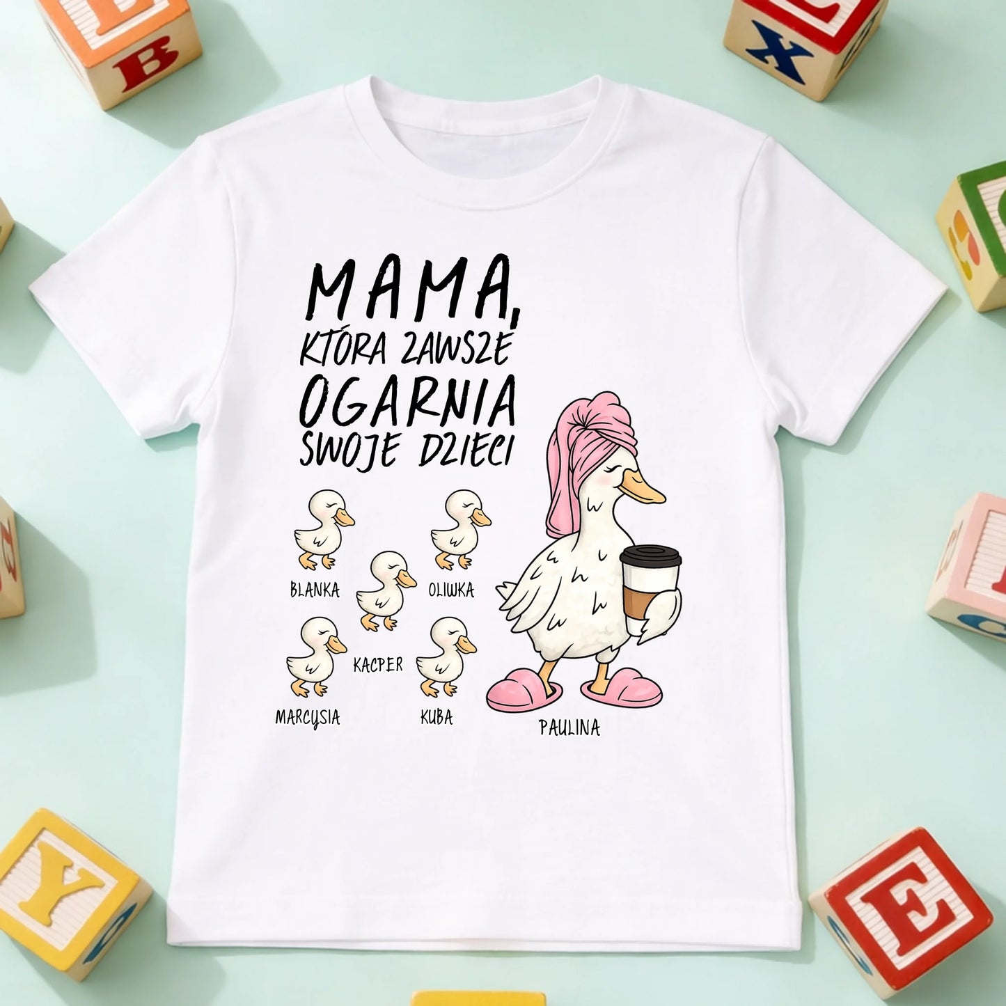 koszulka dziecko biala przód