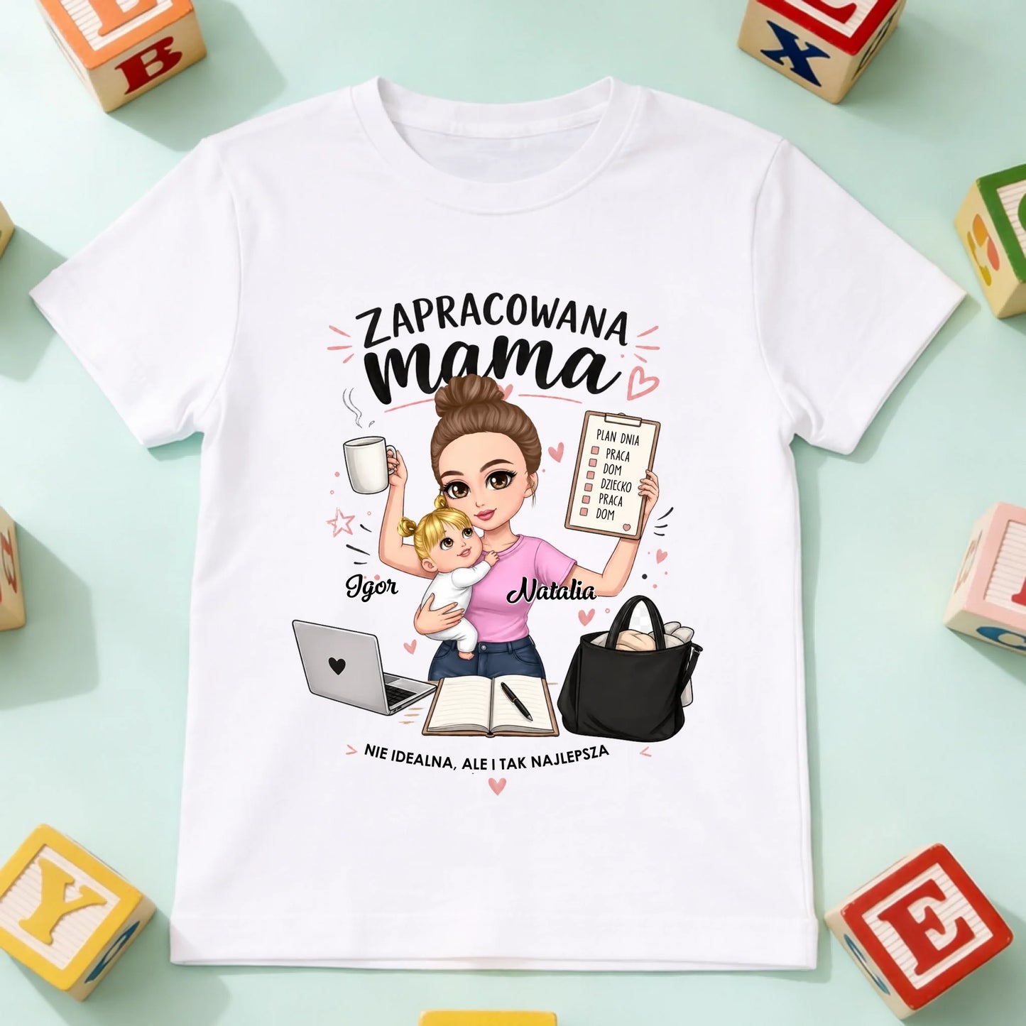 koszulka dziecko biala przód