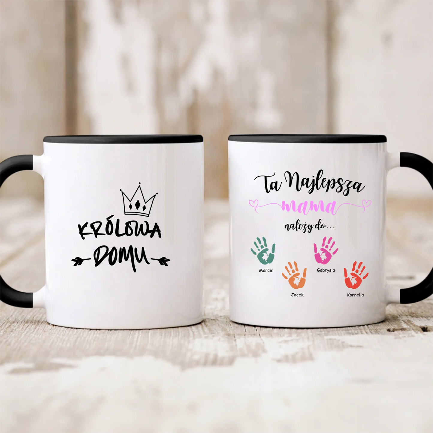 Kubek Najlepsza Mama należy do - personalizowany - prezent na Dzień Mamy #571