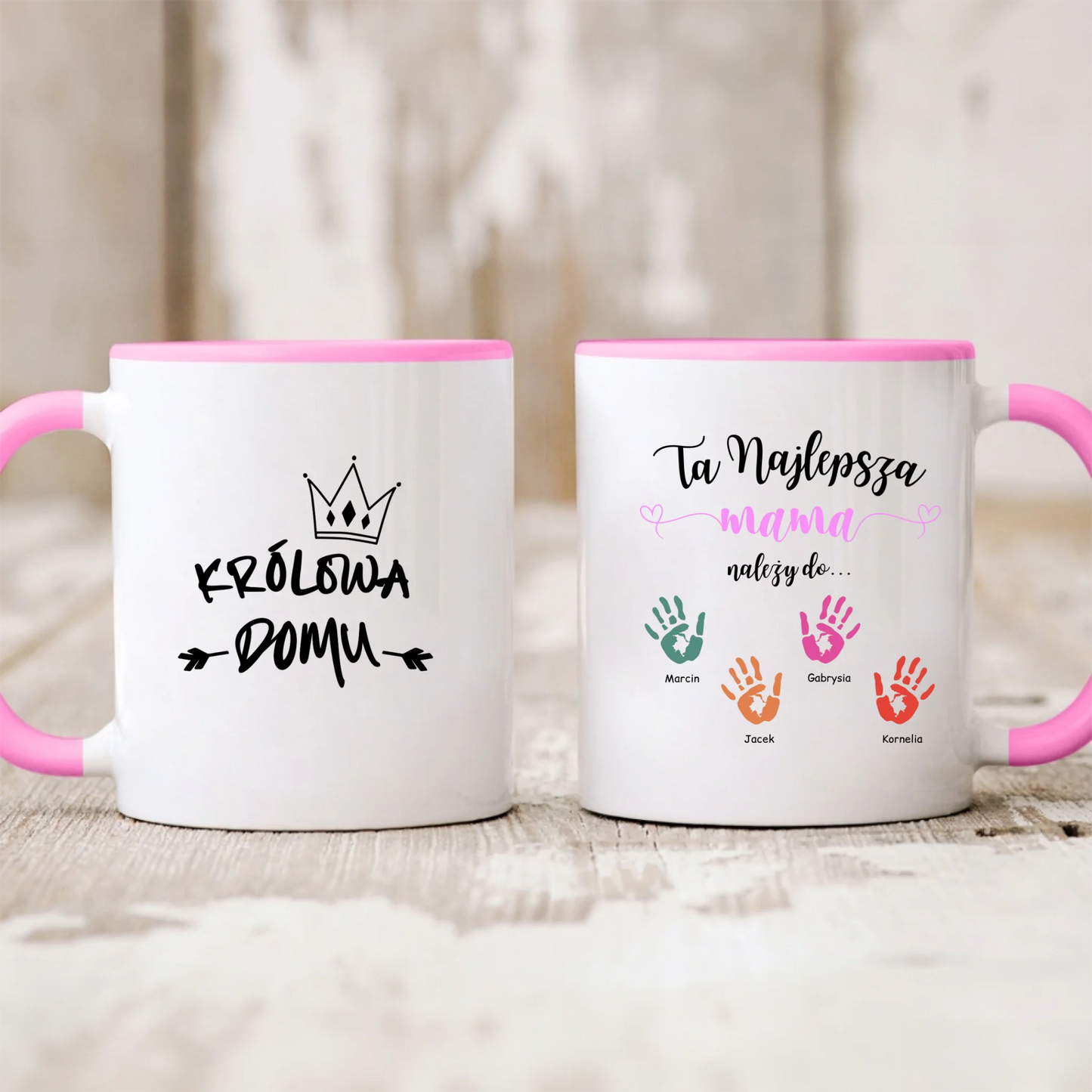 Kubek Najlepsza Mama należy do - personalizowany - prezent na Dzień Mamy #571
