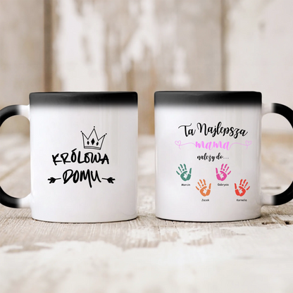 Kubek Najlepsza Mama należy do - personalizowany - prezent na Dzień Mamy #571