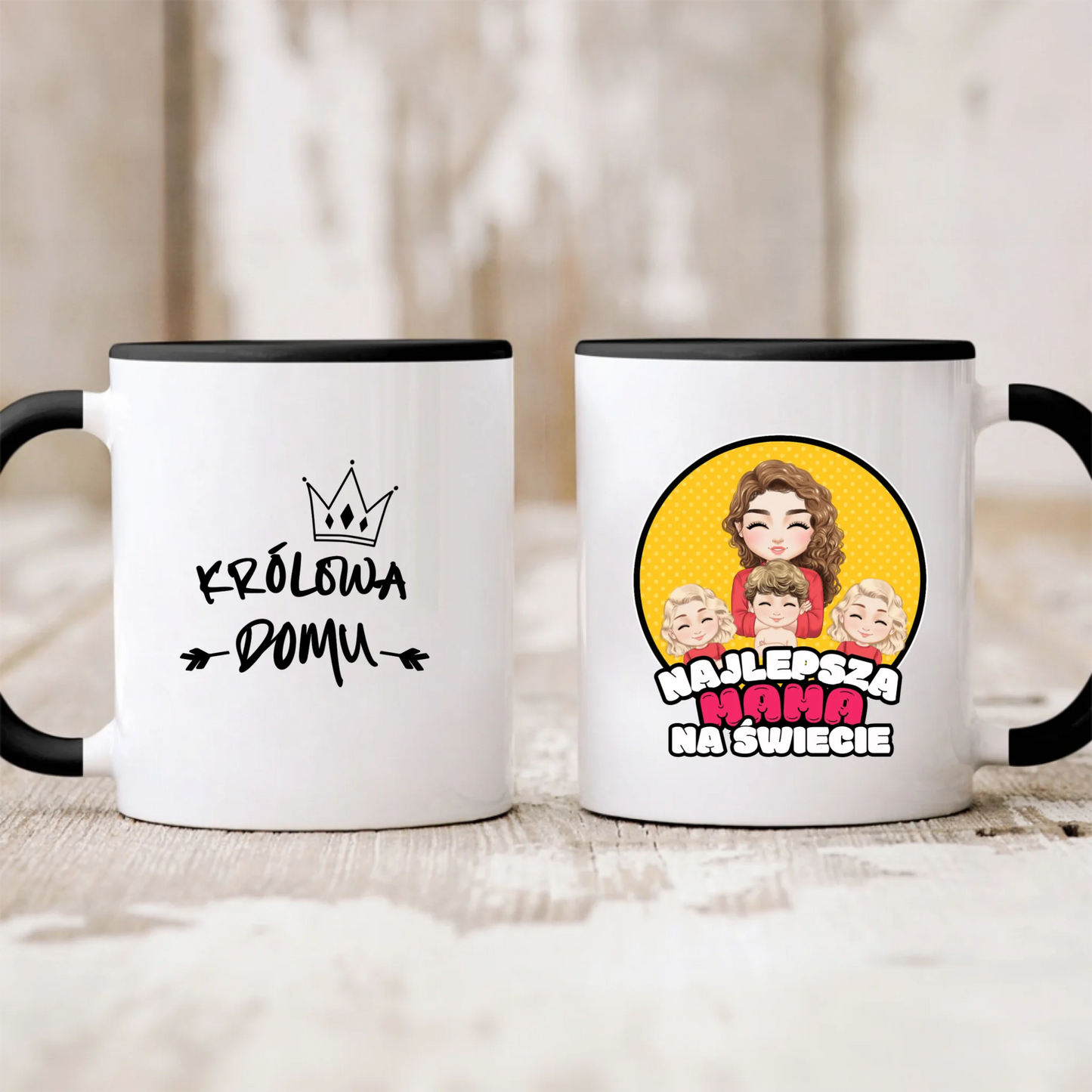 Kubek Najlepsza Mama na świecie - personalizowany - prezent na Dzień Mamy #572