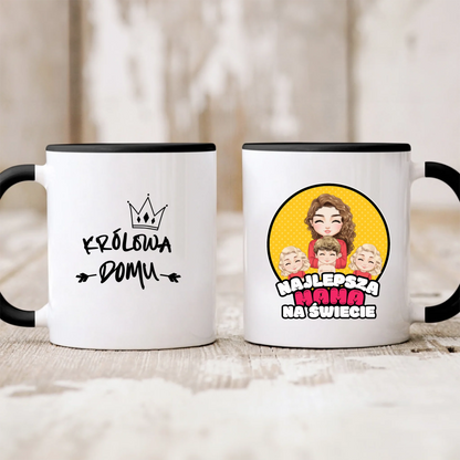Kubek Najlepsza Mama na świecie - personalizowany - prezent na Dzień Mamy #572