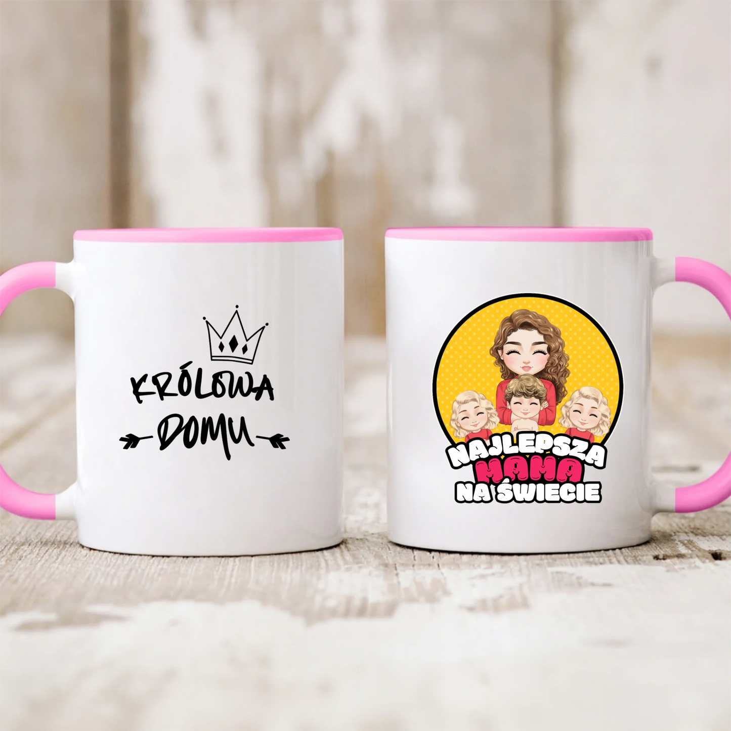 Kubek Najlepsza Mama na świecie - personalizowany - prezent na Dzień Mamy #572