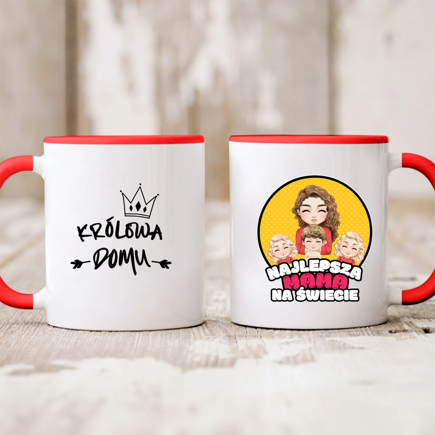 Kubek Najlepsza Mama na świecie - personalizowany - prezent na Dzień Mamy #572