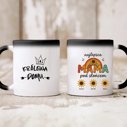 Kubek Najlepsza Mama pod słońcem - personalizowany - prezent na Dzień Mamy #574