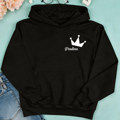 bluza damska czarna przód