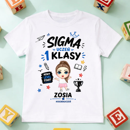 koszulka dziecko biala przód
