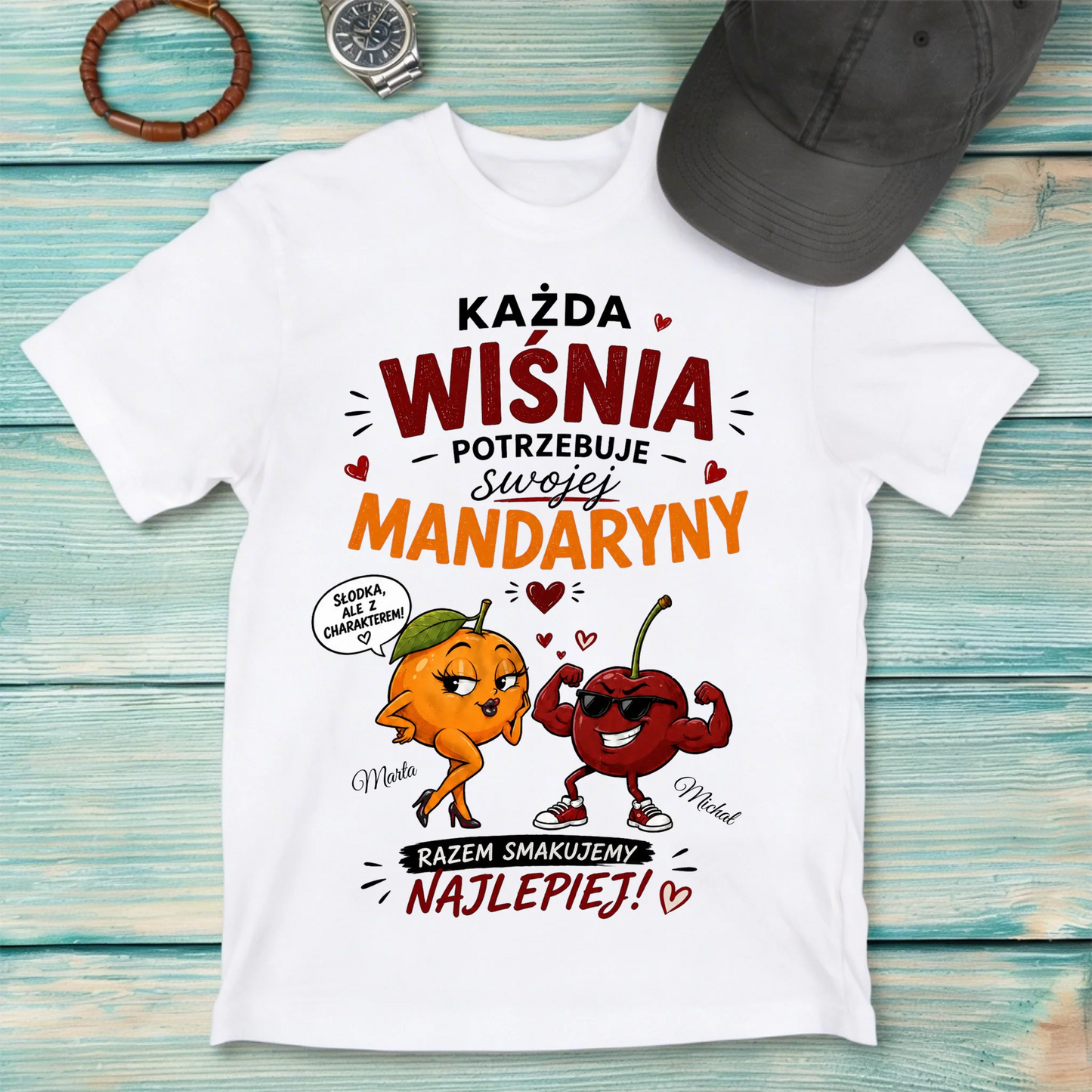 męska biała
