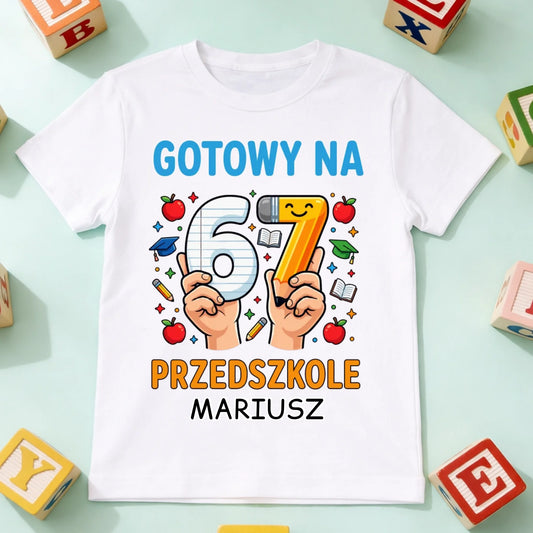 koszulka dziecko biala przód