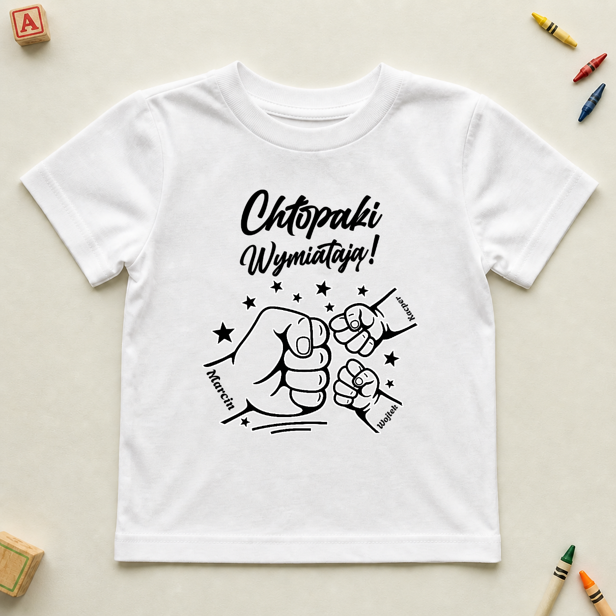 Koszulka na dzień chłopaka - "chłopaki wymiatają" - Personalizowana #92214 — mockup cmtgutixccaguqf3305ygdu9f