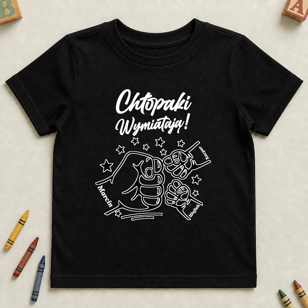 Koszulka na dzień chłopaka - "chłopaki wymiatają" - Personalizowana #92214 — mockup cmtgutixqcahdqf33rdbd3qpi