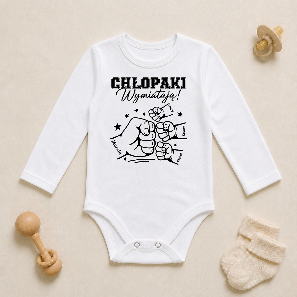 Koszulka na dzień chłopaka - "chłopaki wymiatają" - Personalizowana #92214 — mockup cmth4up3o02r7mo2jvasdd4l9