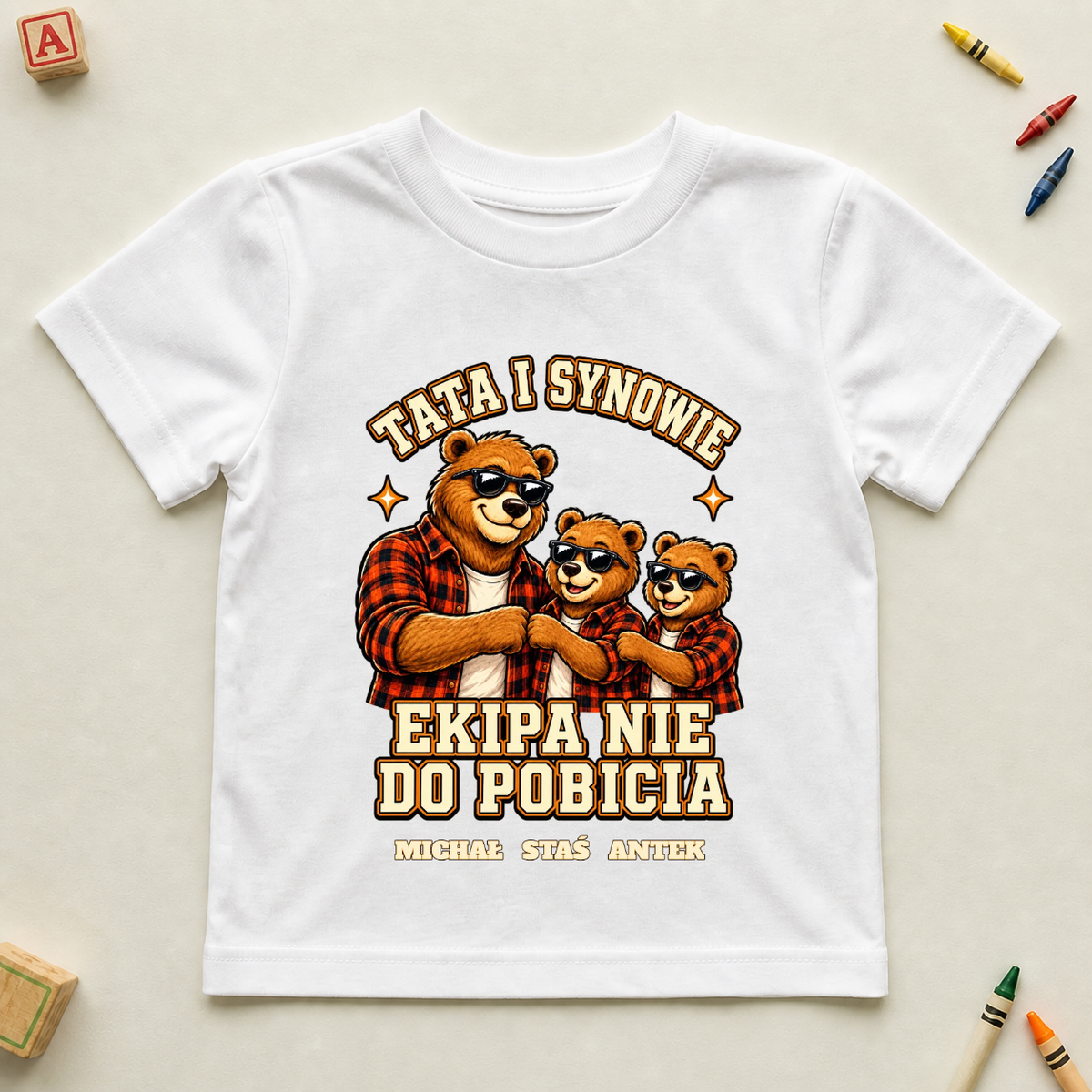 Koszulka na dzień chłopaka „ekipa nie do pobicia” - Personalizowana #74822 — mockup cmtojhikc1y5wqy2jmhl1x1tl