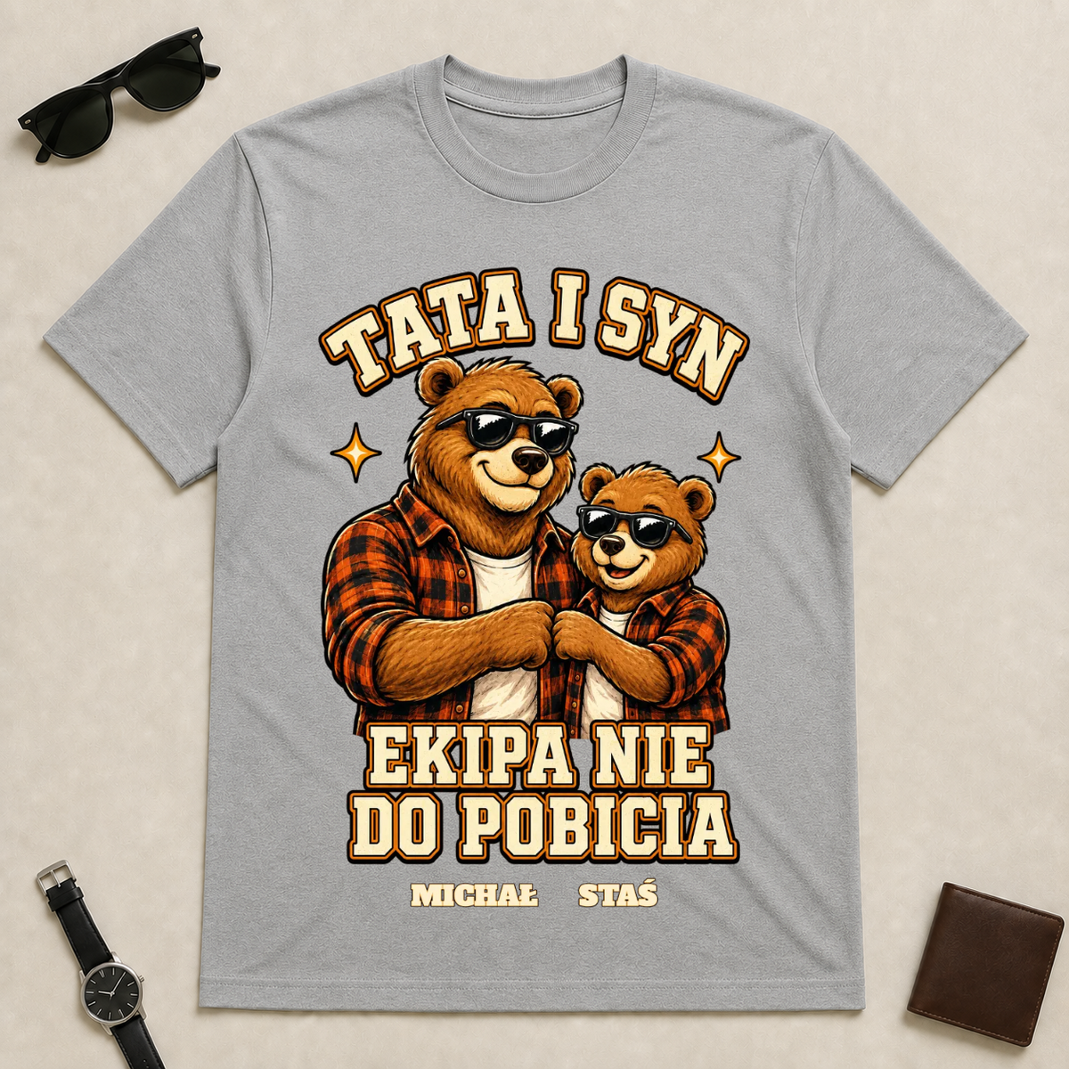 Koszulka na dzień chłopaka „ekipa nie do pobicia” - Personalizowana #74822 — mockup cmtopf2wh31q8qy2jjyq2kv80