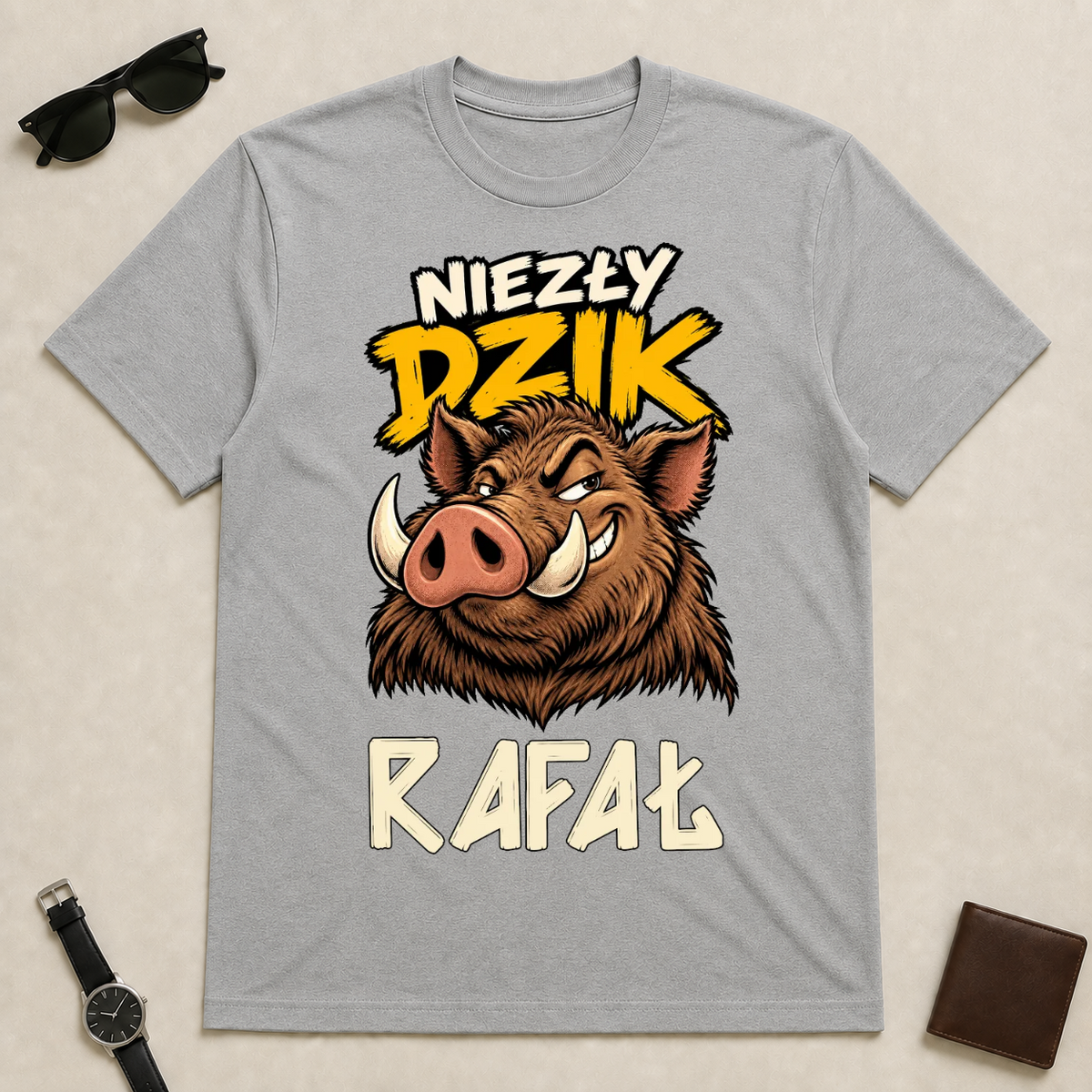 Koszulka dla chłopaka - Niezły dzik - Prezent na dzień chłopaka #12111 — mockup cmu19cee1000ppheqv8vbscs4