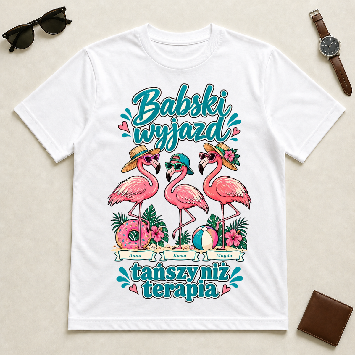 Koszulka wyjazdowa - babski wyjazd tańszy niż terapia #83992 — mockup cmu432fq40017phgwmqk7m138