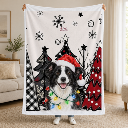 Koc personalizowany ze zdjęciem psa lub kota - Świąteczne otulenie z pupilem #90372 [PC-MOCKUP:cmuturs480000pqutex61vrnq:92c0500aa68005f7af1de8e5:92c0500aa68005f7af1de8e5519b9a89df86b48be7719e97c1b3635bdd91aa47]