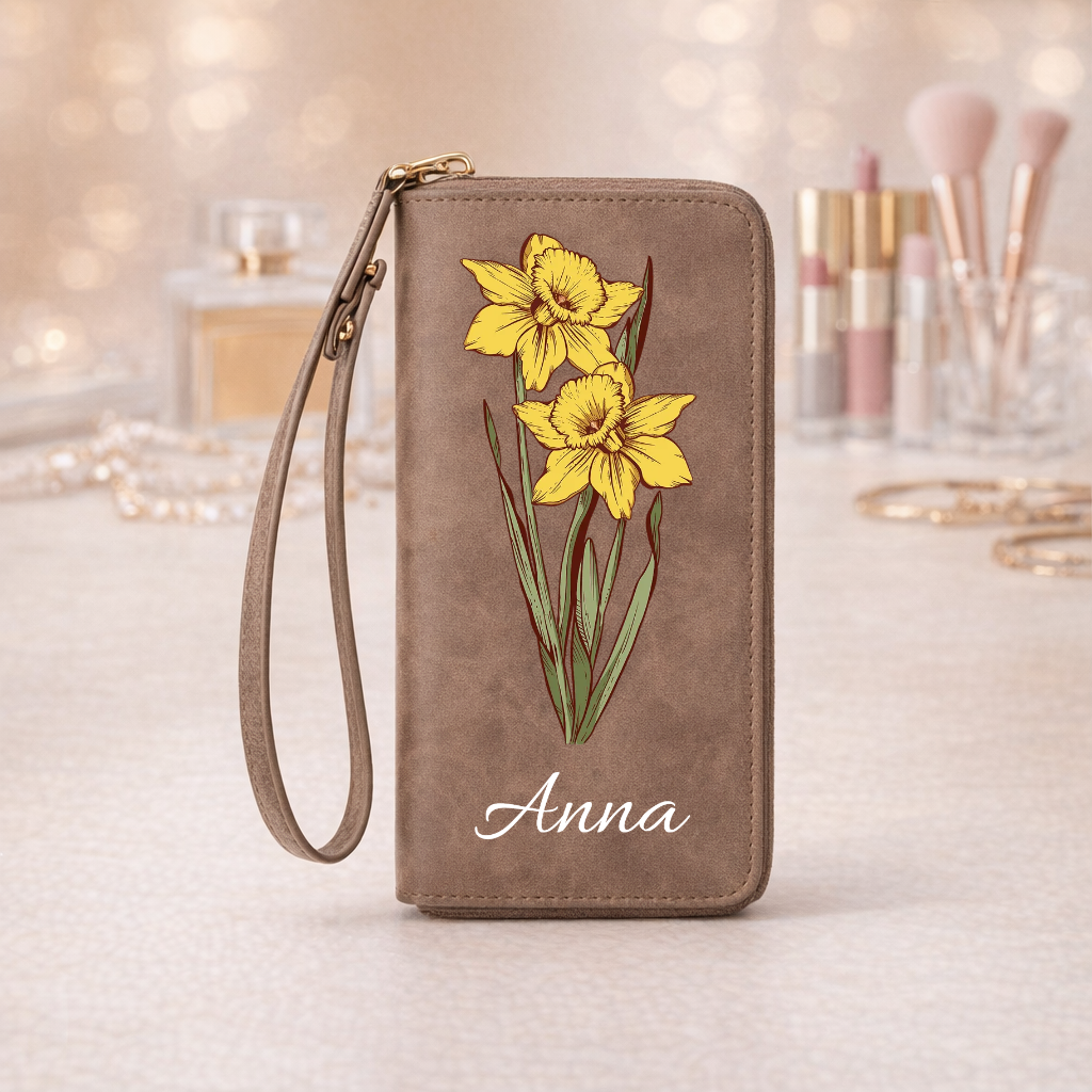 Personalizowany portfel z kwiatem urodzinowym i imieniem [PC-MOCKUP:cmv71sykd0000mribd2sjh5sm:c0689b491fdafd074c87810f:c0689b491fdafd074c87810fab4efc91d059d3d5e3040e3f27e743bb6083f3df]