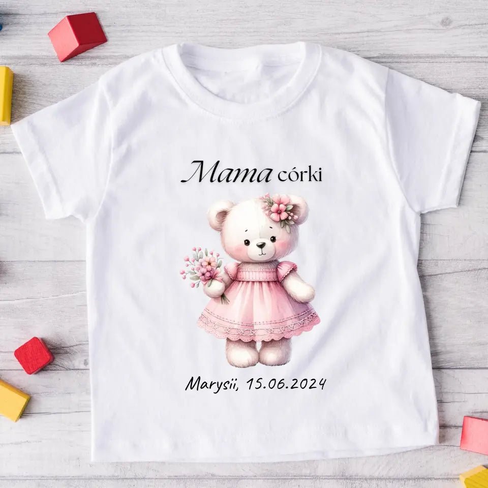 Koszulka personalizowana baby girl - córka/dziewczynka #2127 - Tortli