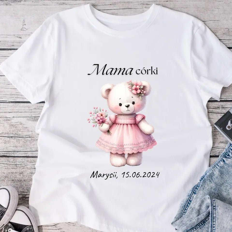 Koszulka personalizowana baby girl - córka/dziewczynka #2127 - Tortli