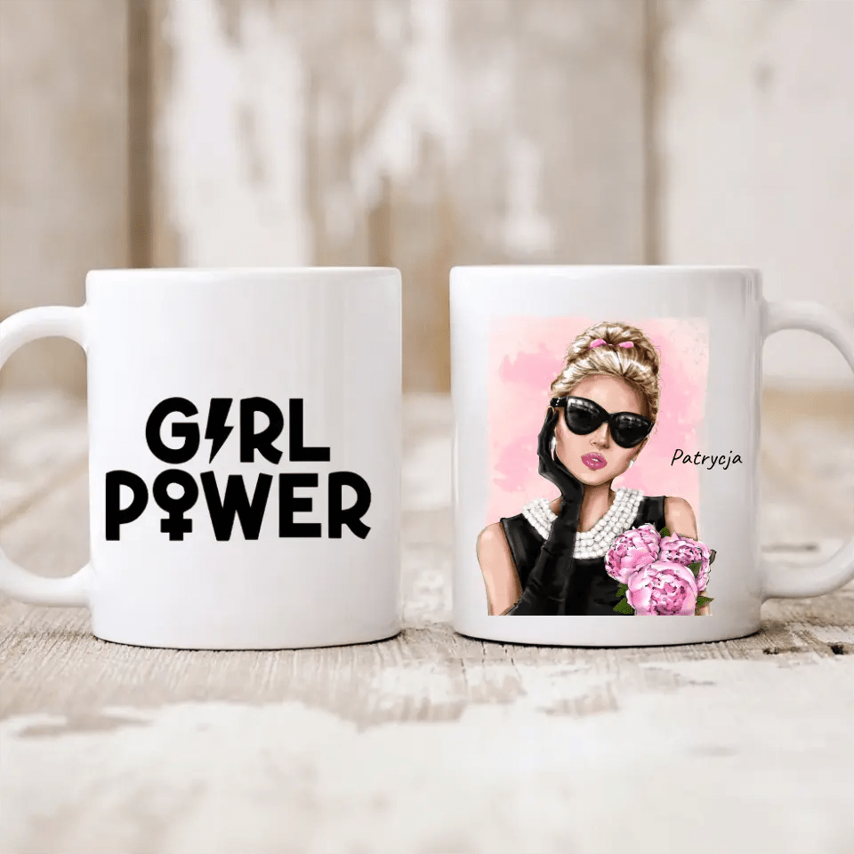 Kubek dla kobiety - Girl Power #1 - Tortli