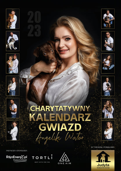 Charytatywny kalendarz gwiazd Angeliki Wątor - 2023